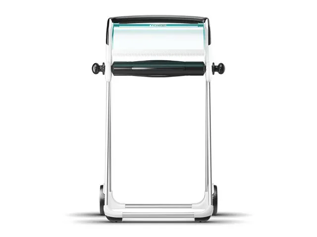 Alternativ bild 0 för Tork Dispenser golvställ W1 Performance, manuellt flyttbar, vit och turkos, 101 x 64,6 x 53 cm