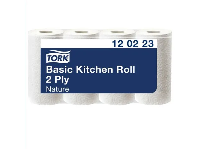 Alternativ bild 0 för Tork Hushållspapper Basic, 2-lagers, 191 ark, 26,4 m, vitt