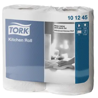 Produktfoto för Tork Hushållspapper Plus 2-lagers, 280 ark, 39,2 m, vit