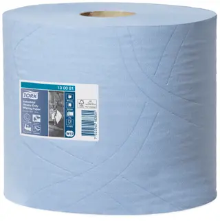 Produktfoto för Tork Industritorkrulle Extra Kraftigt blå W1/2