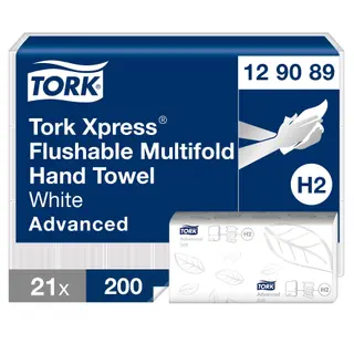 Produktfoto för Tork Pappershandduk Advanced Xpress Mjuk Multifold H2