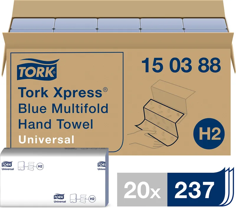 Alternativ bild 0 för Tork Pappershandduk Advanced Xpress Universal H2