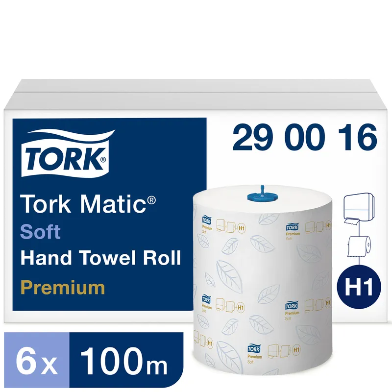 Alternativ bild 0 för Tork Pappershandduk Matic Mjuk H1 2-lagers vit