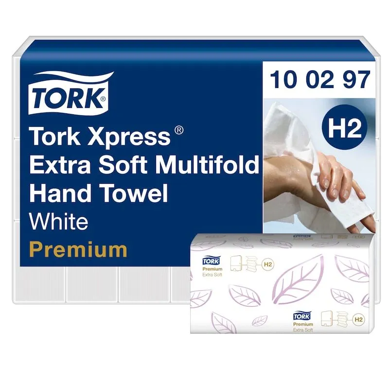 Alternativ bild 0 för Tork Pappershandduk Premium Xpress Soft H2