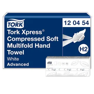 Produktfoto för Tork Pappershandduk Xpress Komprimerad Mjuk Multifold Advanced H2