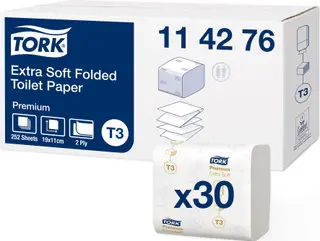 Produktfoto för Tork Toalettpapper Premium T3 Vikt
