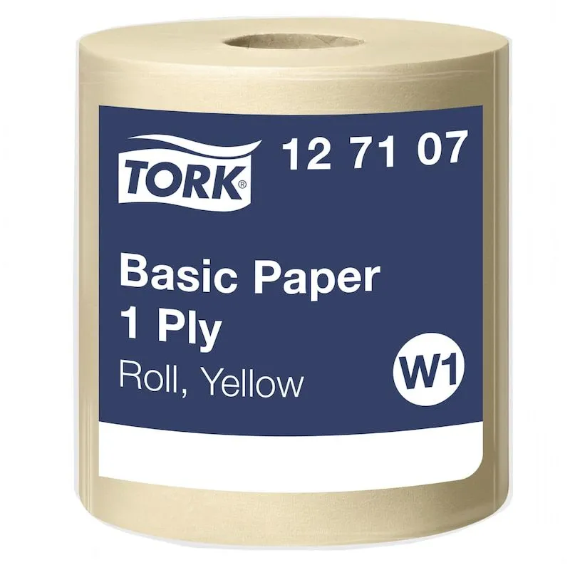 Alternativ bild 0 för TORKPAPPER A-TORK BASIC 127107 STOR RULLE W1 GUL 1190MXBR33CM | Beijerbygg Byggmaterial