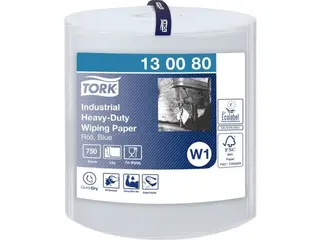Produktfoto för TORKPAPPER ADV 440 130080 BLÅ STOR RULLE W1 255MXBR37CM | Beijerbygg Byggmaterial