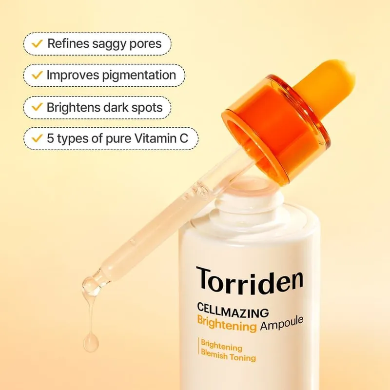 Bild 8 för Torriden CELLMAZING Vita C Brightening Ampoule 30 ml