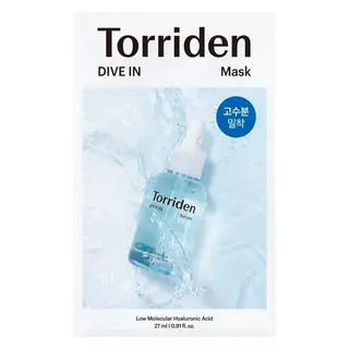 Produktfoto för Torriden DIVE IN Low Molecular Hyaluronic Acid Mask 27 ml