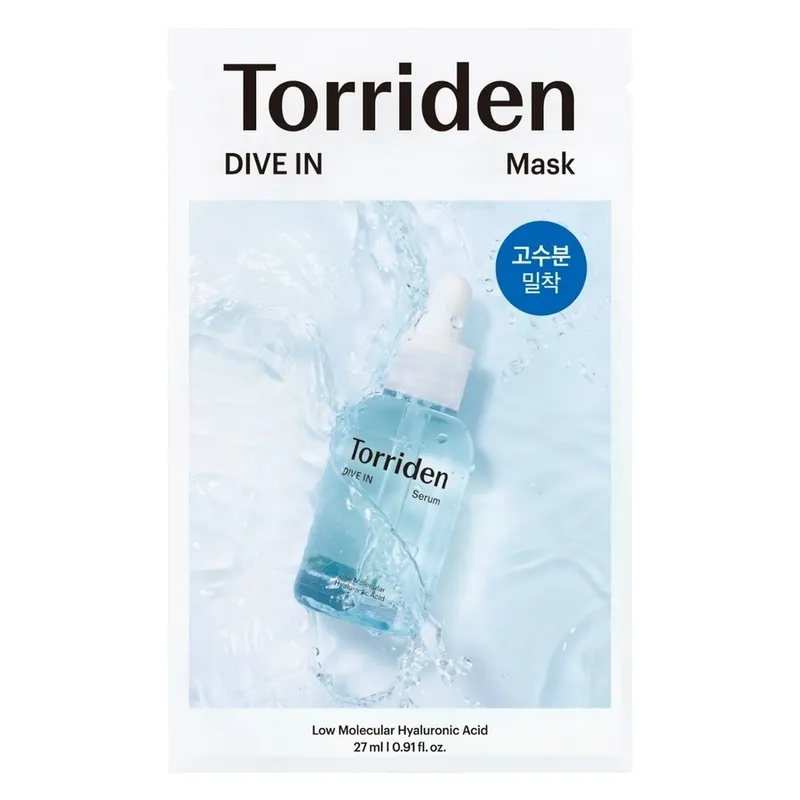 Bild 1 för Torriden DIVE IN Low Molecular Hyaluronic Acid Mask 27 ml