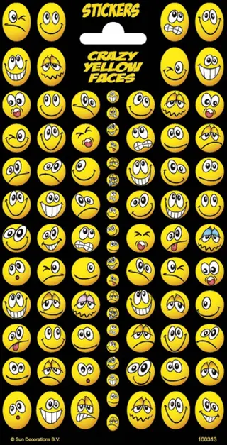 Produktfoto för Totum - Sticker sheet Twinkle - Funny Faces