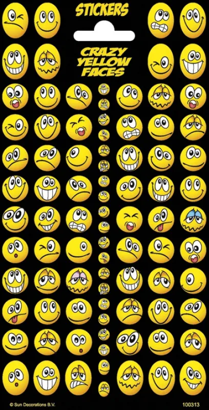 Alternativ bild 0 för Totum - Sticker sheet Twinkle - Funny Faces