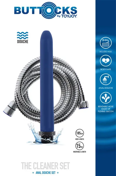 Bild 2 för Toy Joy: Buttocks, The Cleaner Anal Douche Set, 15 cm