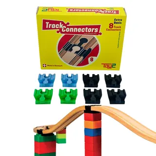 Produktfoto för TOY2 Toy2 - Track Connector - Tågebanedelar - 8 Basis Connectors