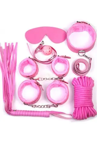 Produktfoto för TOYZ4LOVERS Bondage Kit Pink Bondage paket