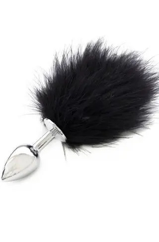 Produktfoto för TOYZ4LOVERS Bunny Anal Plug Black Analplugg med svans