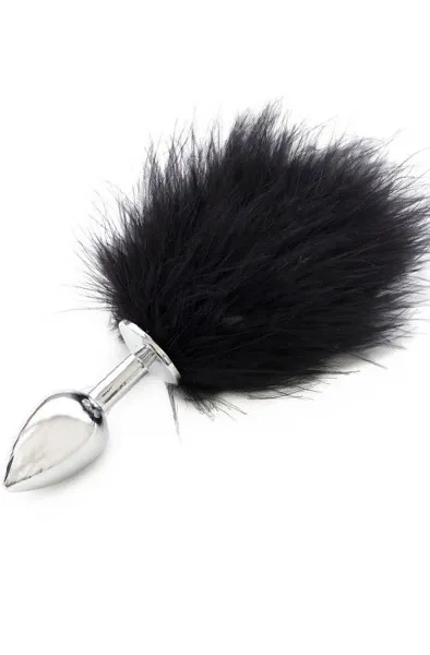 Bild 2 för TOYZ4LOVERS Bunny Anal Plug Black Analplugg med svans
