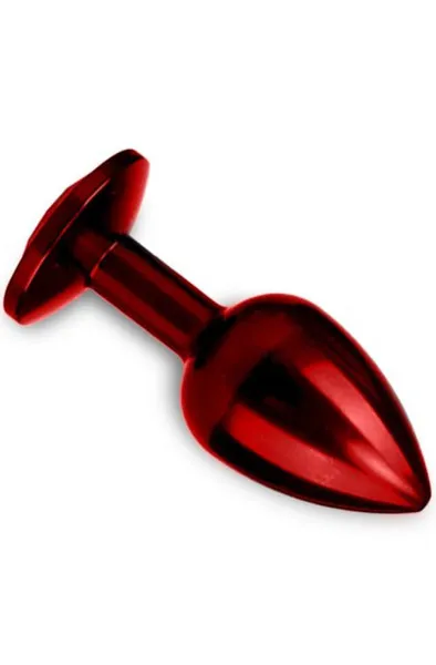 Bild 2 för TOYZ4LOVERS Deep Red Plug Small - Analplugg metall