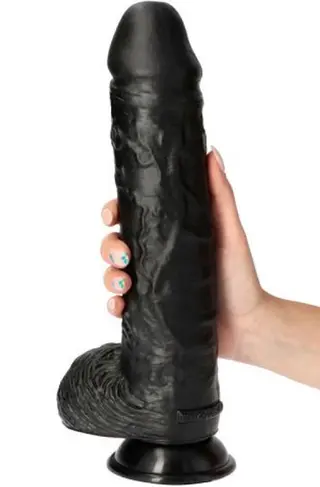 Produktfoto för Toyz4Lovers: Made in Italy, Spartaco XXL Dildo, 32.5 cm, svart