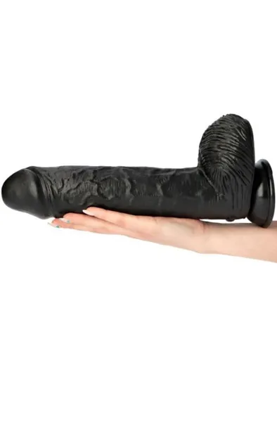 Bild 2 för Toyz4Lovers: Made in Italy, Spartaco XXL Dildo, 32.5 cm, svart
