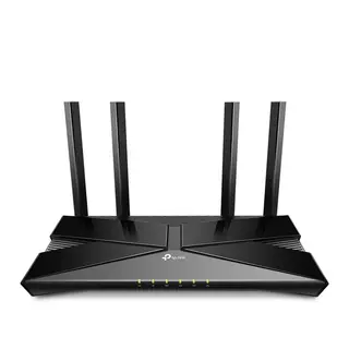 Produktfoto för TP-Link Archer AX53, Wi-Fi 6 (802.11ax), Dual-band (2,4 GHz / 5 GHz), Nätverksansluten (Ethernet), Svart, Bordsrouter