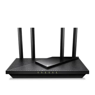 Produktfoto för TP-Link Archer AX55 Pro, Wi-Fi 6 (802.11ax), Dual-band (2,4 GHz / 5 GHz), Nätverksansluten (Ethernet), Svart, Desktop router