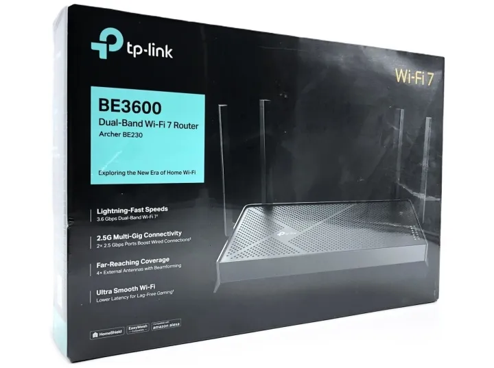 Alternativ bild 0 för TP-Link Archer BE230 BE3600 Dual-Band Wi-Fi 7 Router - Wireless router Wi-Fi