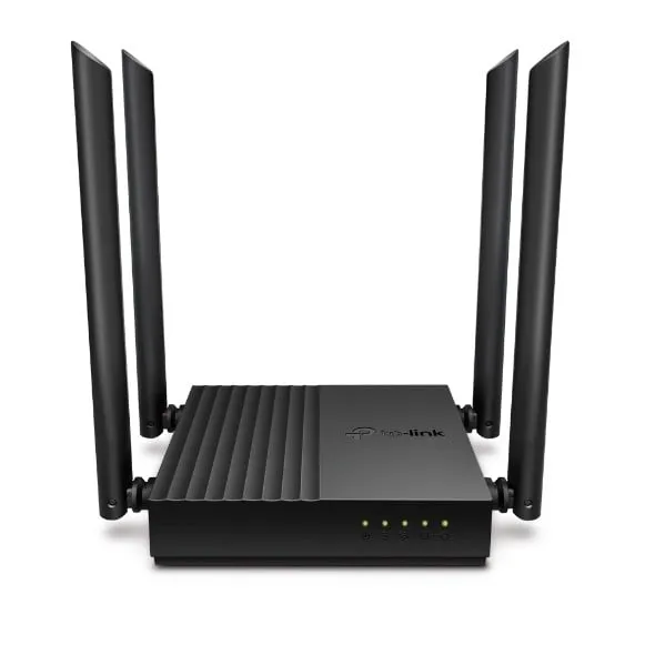 Alternativ bild 0 för TP-Link Archer C64, Wi-Fi 5 (802.11ac), Dual-band (2,4 GHz / 5 GHz), Nätverksansluten (Ethernet), Svart, Bordsrouter