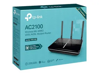 Produktfoto för TP-Link Archer VR2100 - - trådlös router - - DSL-modem 4-ports-switch - 1GbE - WAN-portar: 2 - Wi-Fi 5 - Dubbelband