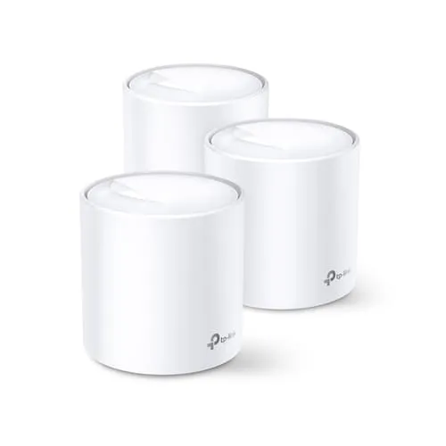 Alternativ bild 0 för TP-Link Deco X20 - Wi-Fi-system (3 routrar) - GigE - 802.11a/b/g/n/ac/ax - Mesh-router Wi-Fi 6