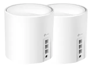Produktfoto för TP-Link Deco XE50 - Wi-Fi-system (2 routrar) - op til 4500 sq.ft - mesh - GigE - Wi-Fi 6 (802.11ax) - Multi-Band - Hvid