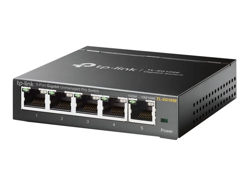 Alternativ bild 0 för TP-Link Easy Smart TL-SG105E - Switch - 5 x 10/100/1000 - skrivbordsmodell