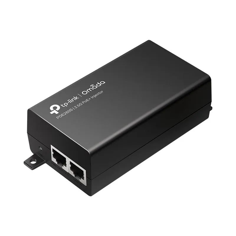 Alternativ bild 0 för TP-Link Omada POE260S, 2.5 Gigabit Ethernet, Hurtigt ethernet, Gigabit Ethernet, 10,100,1000,2500 Mbit/s, IEEE 802.3ab, IEEE 802.3af, IEEE 802.3at, IEEE 802.3bz, IEEE 802.3i, IEEE 802.3u, Sort, 100 m, FCC, CE, RoHS