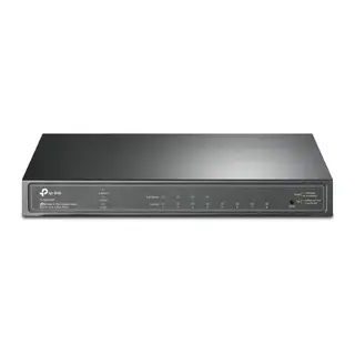 Produktfoto för TP-Link Omada TL-SG2008P, hanterad, L2/L2+, Gigabit Ethernet (10/100/1000), Strömförsörjning via Ethernet (PoE) stöd, Rackmontering