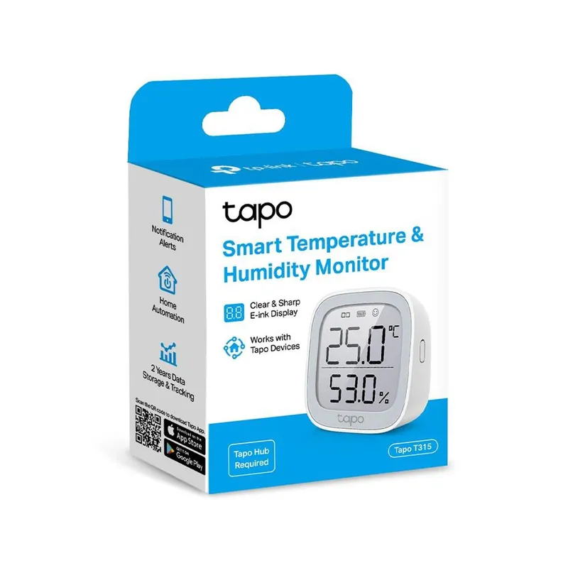 Bild 2 för TP-Link Tapo T315, AAA/LR03, Alkalisk, 3 V, 62 mm, 62 mm, 24,5 mm
