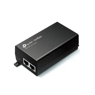 Produktfoto för TP-Link TL-POE160S, Gigabit Ethernet, 10,100,1000 Mbit/s, IEEE 802.3ab, IEEE 802.3af, IEEE 802.3at, IEEE 802.3i, IEEE 802.3u, Cat3, Cat4, Cat5, Cat5e, Sort, 100 m