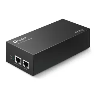 Produktfoto för TP-Link TL-POE170S, Gigabit Ethernet, 10,100,1000 Mbit/s, IEEE 802.3ab, IEEE 802.3af, IEEE 802.3at, IEEE 802.3bt, IEEE 802.3i, IEEE 802.3u, Cat3, Cat4, Cat5, Cat5e, Cat6, Sort, FCC, CE, RoHS