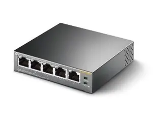 Produktfoto för TP-Link TL-SF1005P - Switch - ohanterad - 5 x 10/100 (4 PoE) - skrivbordsmodell - PoE (58 W)