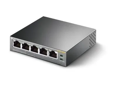 Alternativ bild 0 för TP-Link TL-SF1005P - Switch - ohanterad - 5 x 10/100 (4 PoE) - skrivbordsmodell - PoE (58 W)