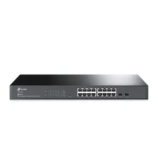 Produktfoto för TP-Link TL-SG2218 etStream 16-Port Gigabit Smart Switch with 2 SFP Slots