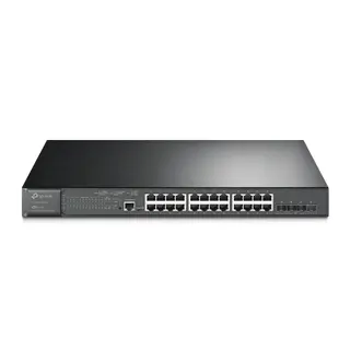 Produktfoto för TP-Link TL-SG3428XMP 24-Port Gigabit and 4-Port 10GE SFP+ L2+ Managed Switch with 24-Port PoE+