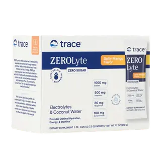 Produktfoto för Trace Minerals ZEROLyte Electrolyte Drink Mix Salty Berry Lemonade 30 dospåsar