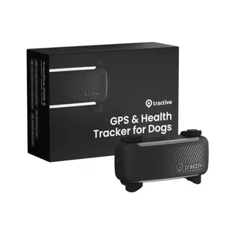 Produktfoto för Tractive GPS & Health Tracker för Hundar Svart