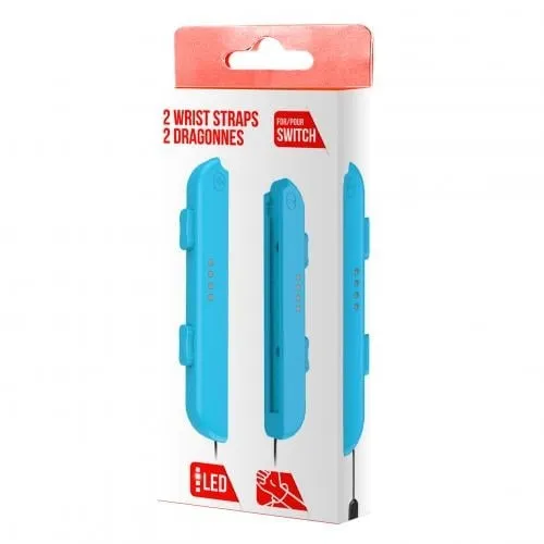 Alternativ bild 0 för Trade Invaders Pair of Joy-Con Hand Wrist Straps Blue - Nintendo Switch