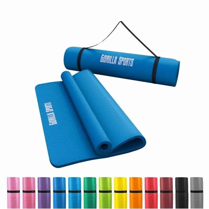 Alternativ bild 0 för Träningsmatta Deluxe Yogamatta 190x60cm