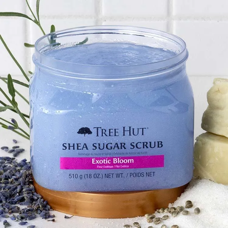 Bild 2 för Tree Hut Shea Sugar Scrub Exotic Bloom 510 g
