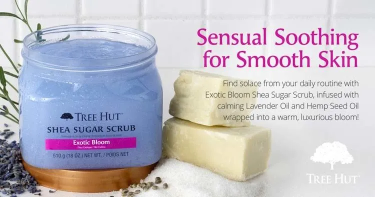 Bild 3 för Tree Hut Shea Sugar Scrub Exotic Bloom 510 g