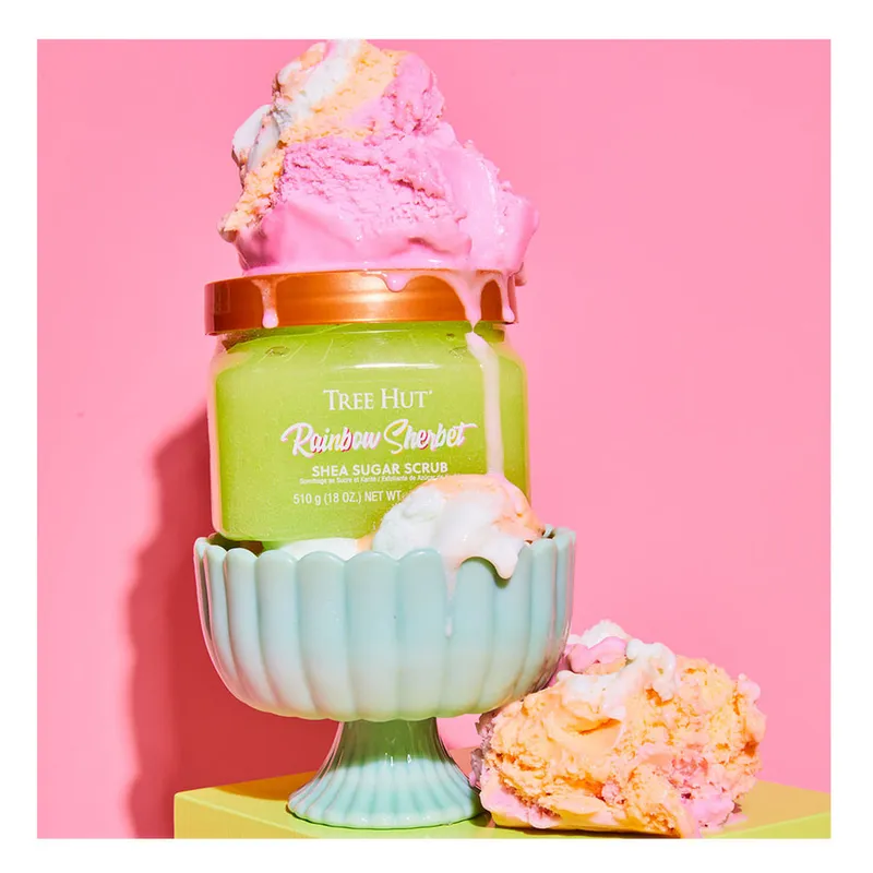 Bild 2 för Tree Hut Shea Sugar Scrub Rainbow Sherbert 510 g