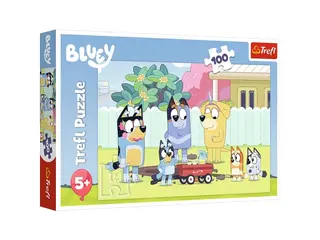 Produktfoto för Trefl Bluey Pussel Happy World 100-bitar